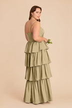 Calista Moss Green alternate view 6 bridesmaid dress
