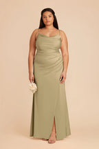 Sabine Moss Green alternate view 1 bridesmaid dress