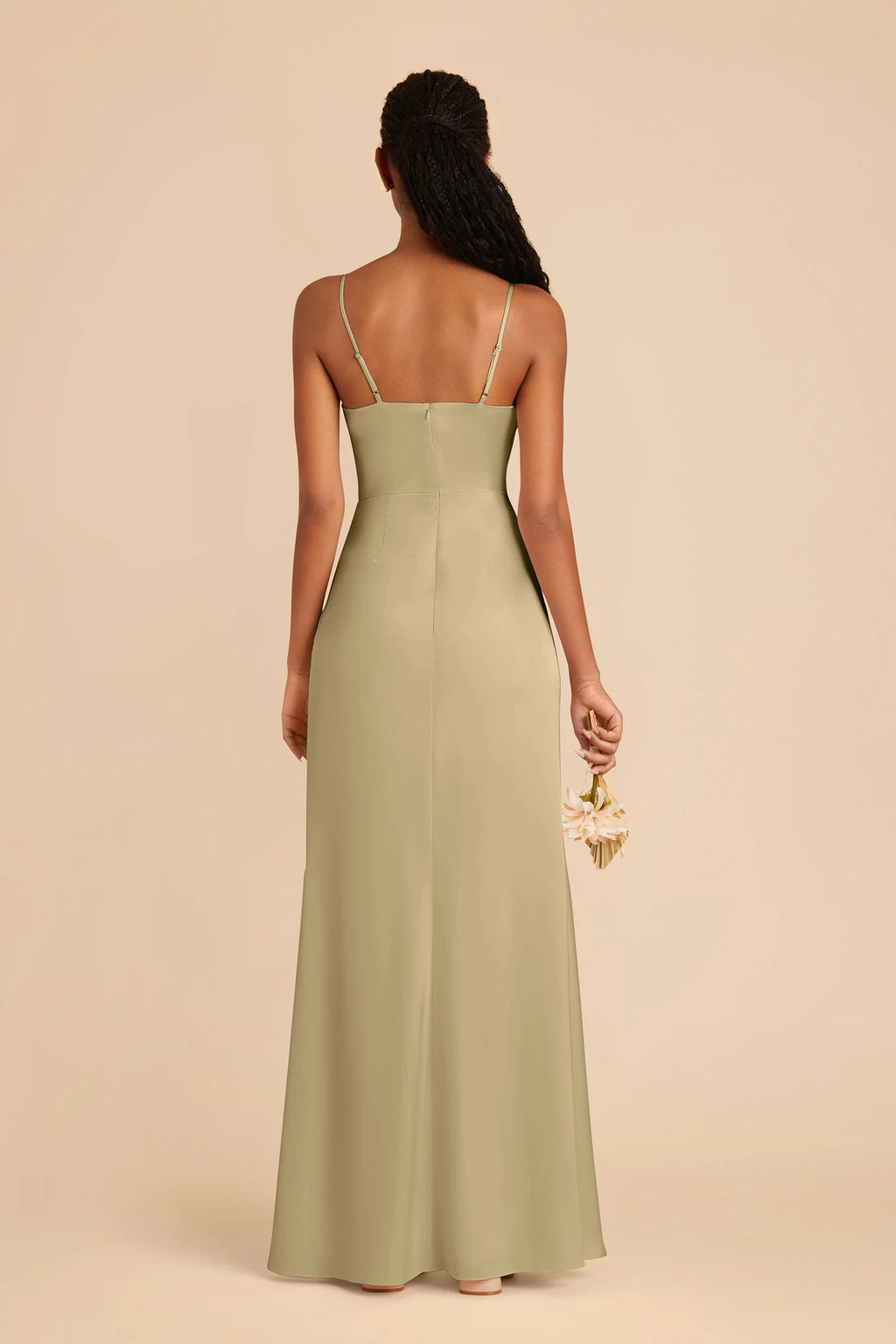 Sabine Moss Green alternate view 3 bridesmaid dress