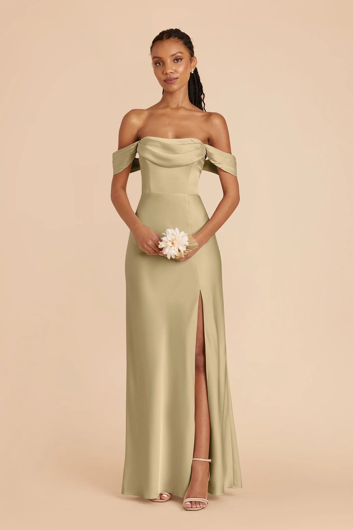 Corinne Moss Green alternate view 2 bridesmaid dress