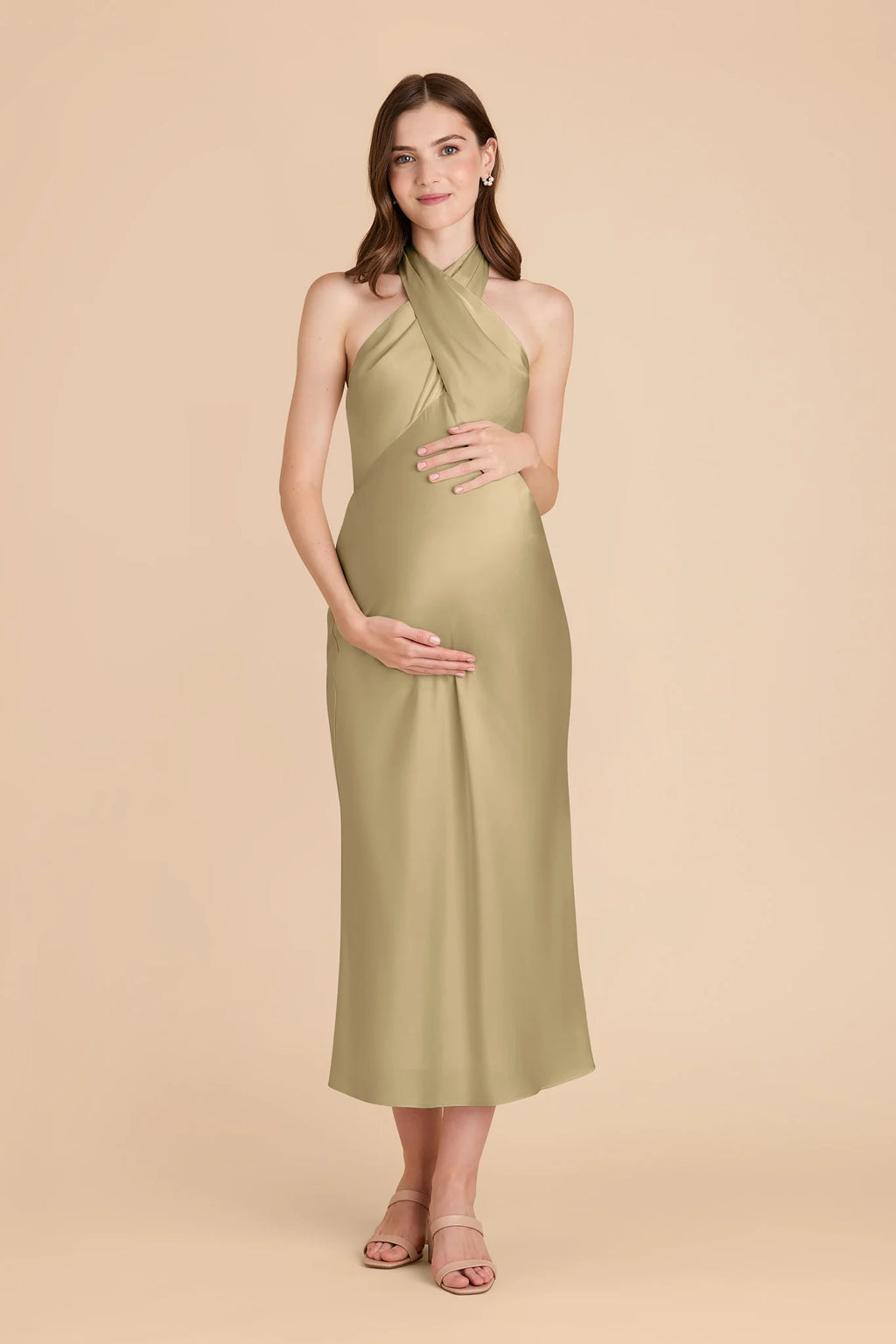 Seraphine Moss Green alternate view 5 bridesmaid dress