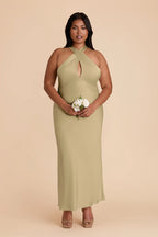 Seraphine Moss Green alternate view 6 bridesmaid dress
