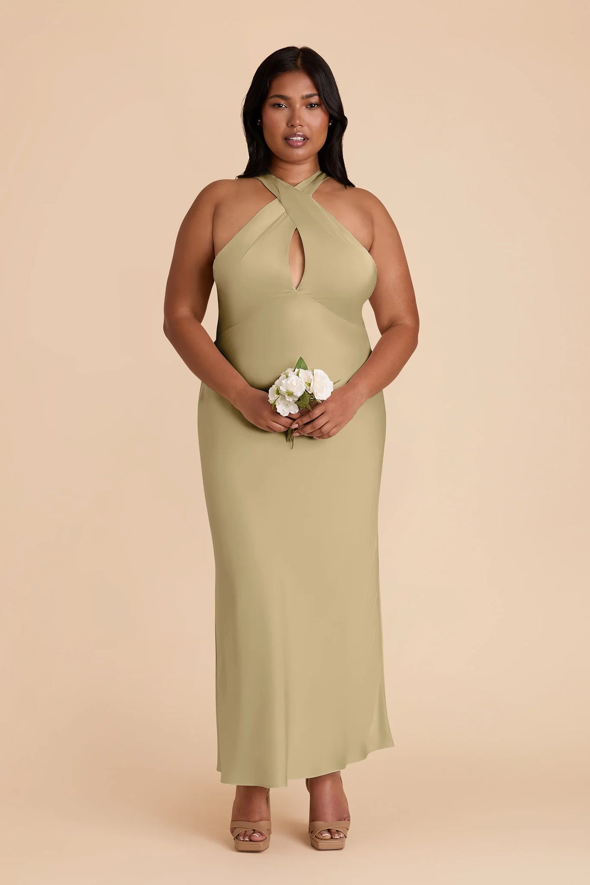 Seraphine Moss Green alternate view 6 bridesmaid dress