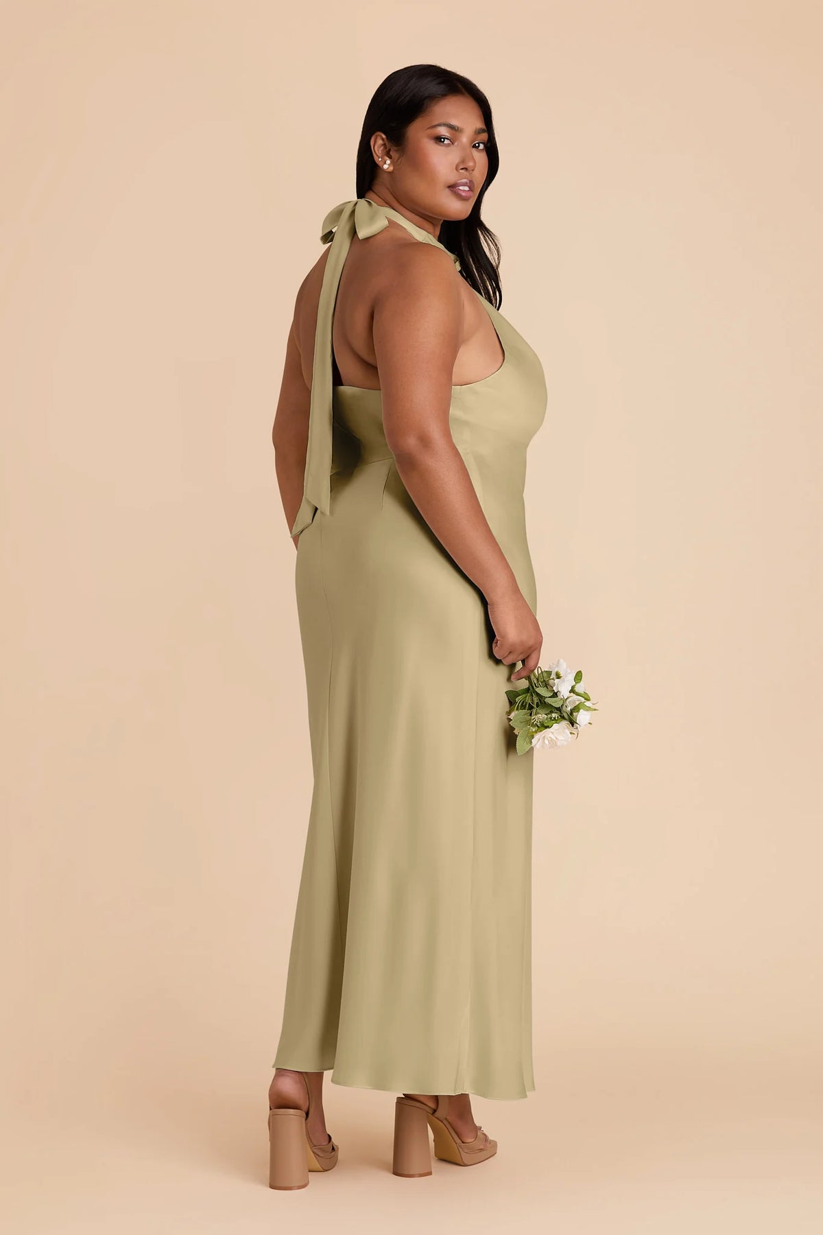 Seraphine Moss Green alternate view 7 bridesmaid dress