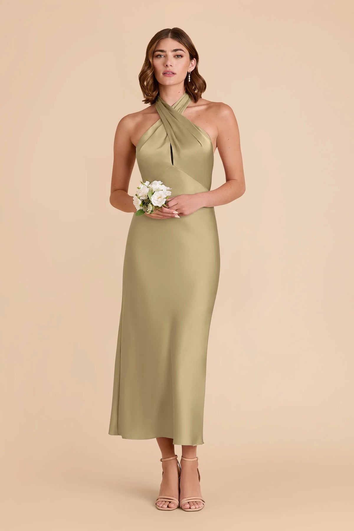 Seraphine Moss Green alternate view 2 bridesmaid dress