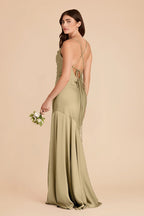 Estelle Moss Green alternate view 4 bridesmaid dress