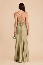 Estelle Moss Green alternate view 5 bridesmaid dress