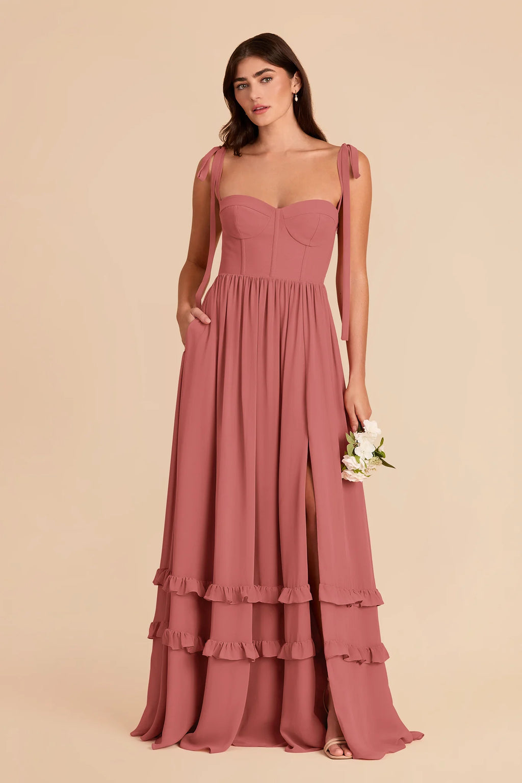 Daphne Mulberry alternate view 2 bridesmaid dress