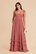 Daphne Mulberry alternate view 2 bridesmaid dress