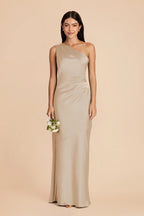 Ariadne Neutral Champagne alternate view 2 bridesmaid dress