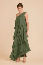 Marisol Olive alternate view 1 bridesmaid dress