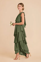 Marisol Olive alternate view 2 bridesmaid dress
