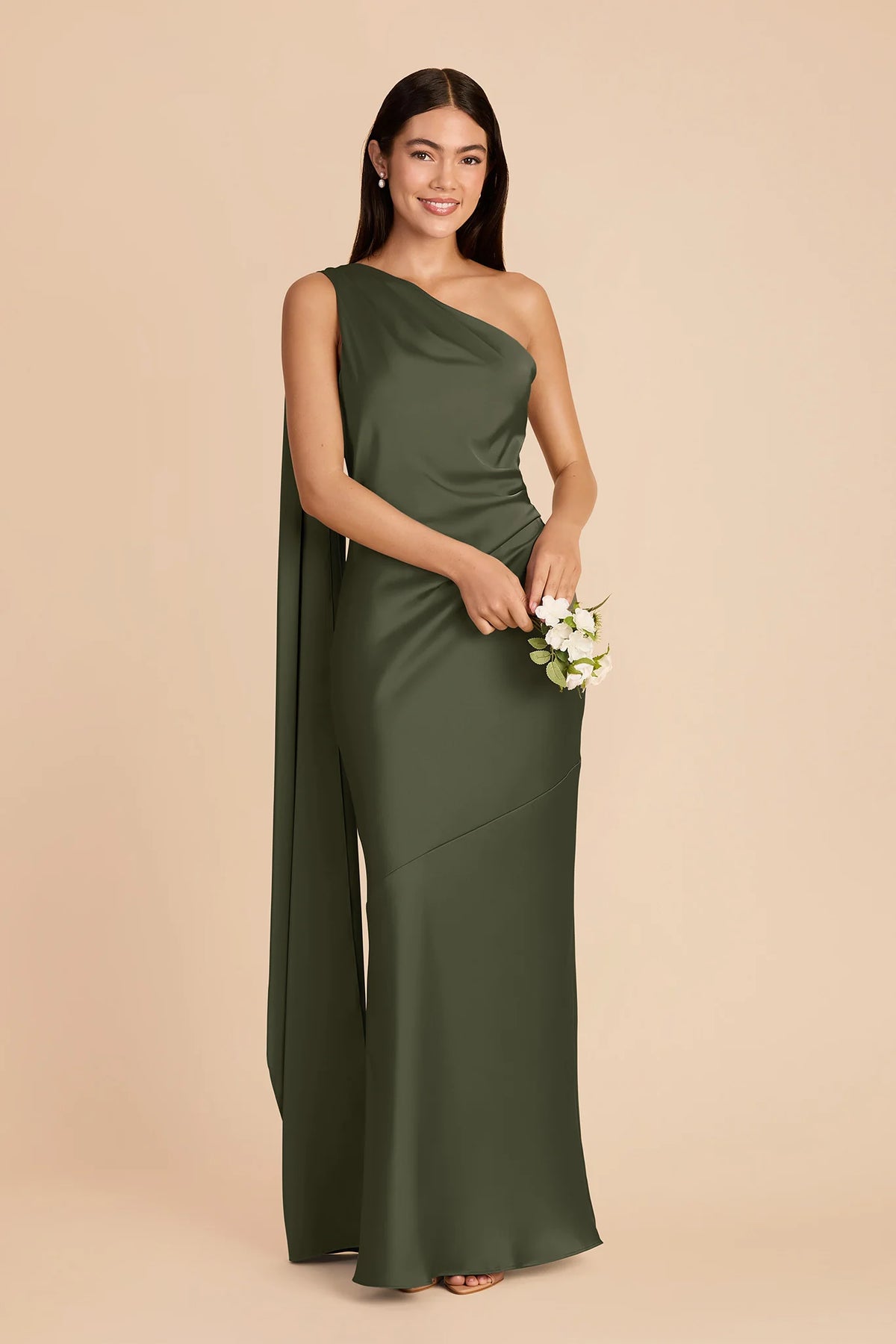 Ariadne Olive alternate view 1 bridesmaid dress
