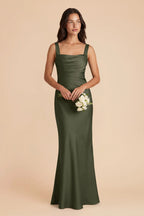 Colette Olive alternate view 1 bridesmaid dress