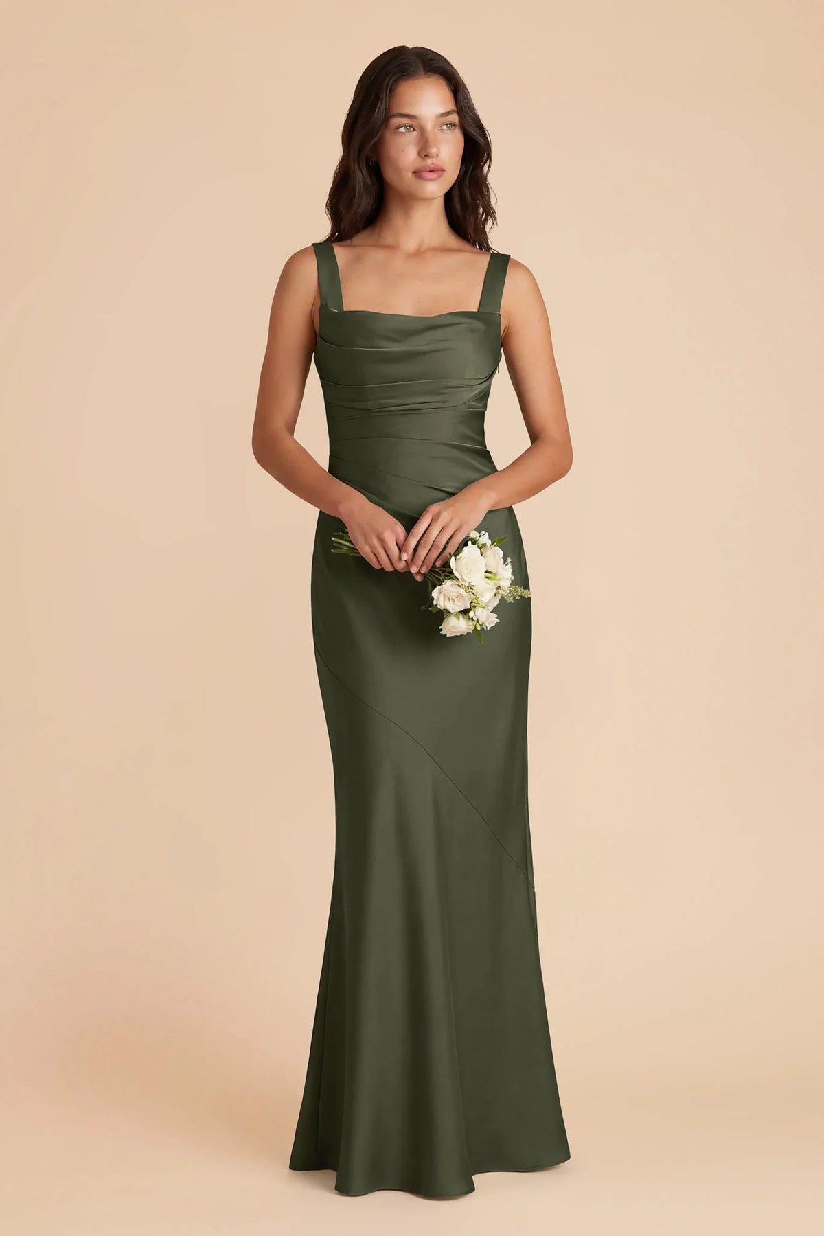 Colette Olive alternate view 1 bridesmaid dress