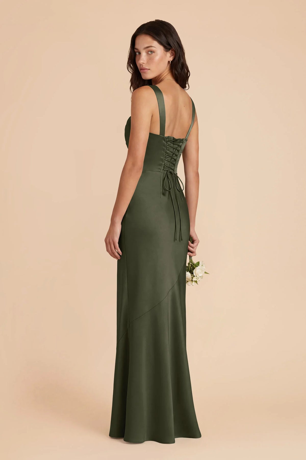 Colette Olive alternate view 2 bridesmaid dress