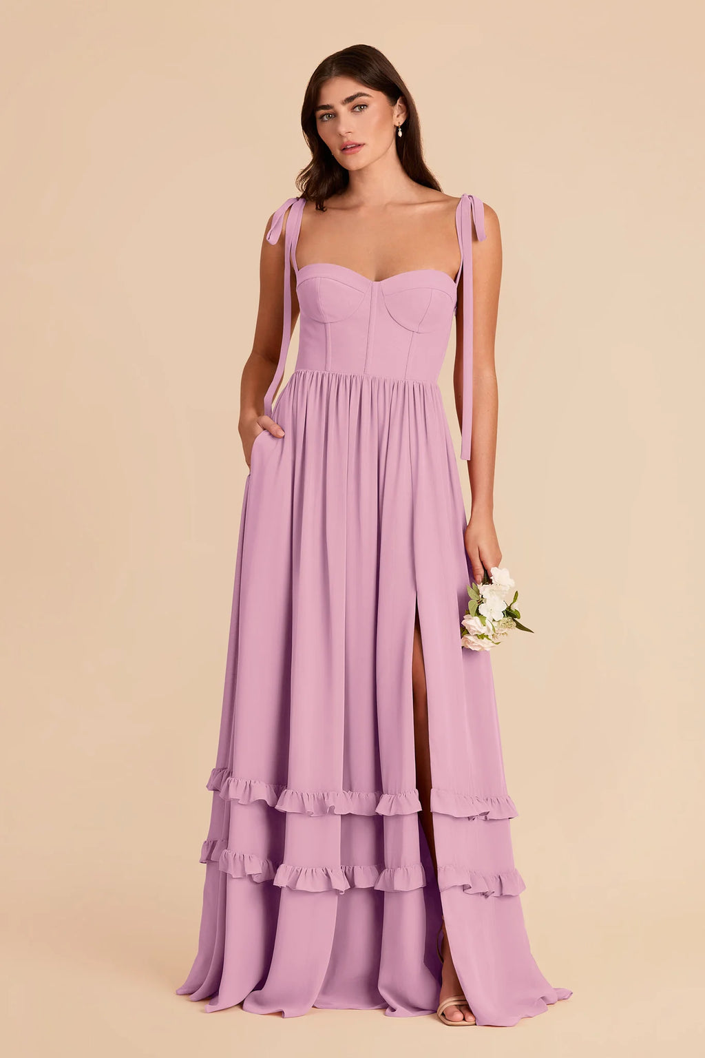 Daphne Orchid alternate view 2 bridesmaid dress