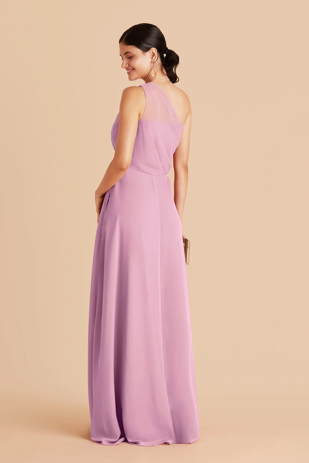 Celine Orchid alternate view 2 bridesmaid dress