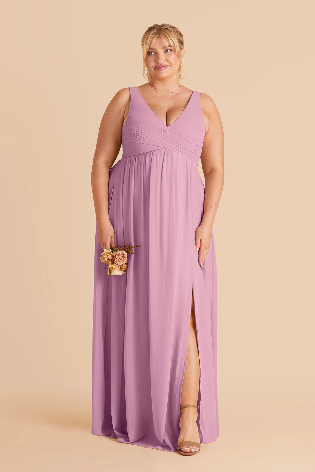 Annelise Orchid alternate view 1 bridesmaid dress