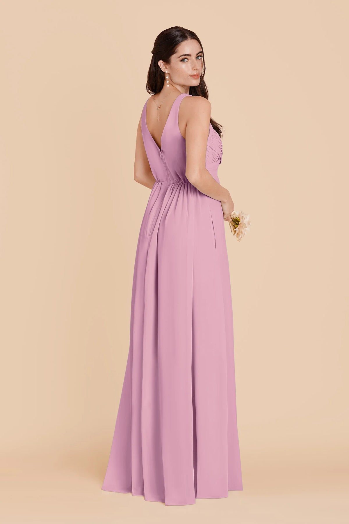 Annelise Orchid alternate view 3 bridesmaid dress