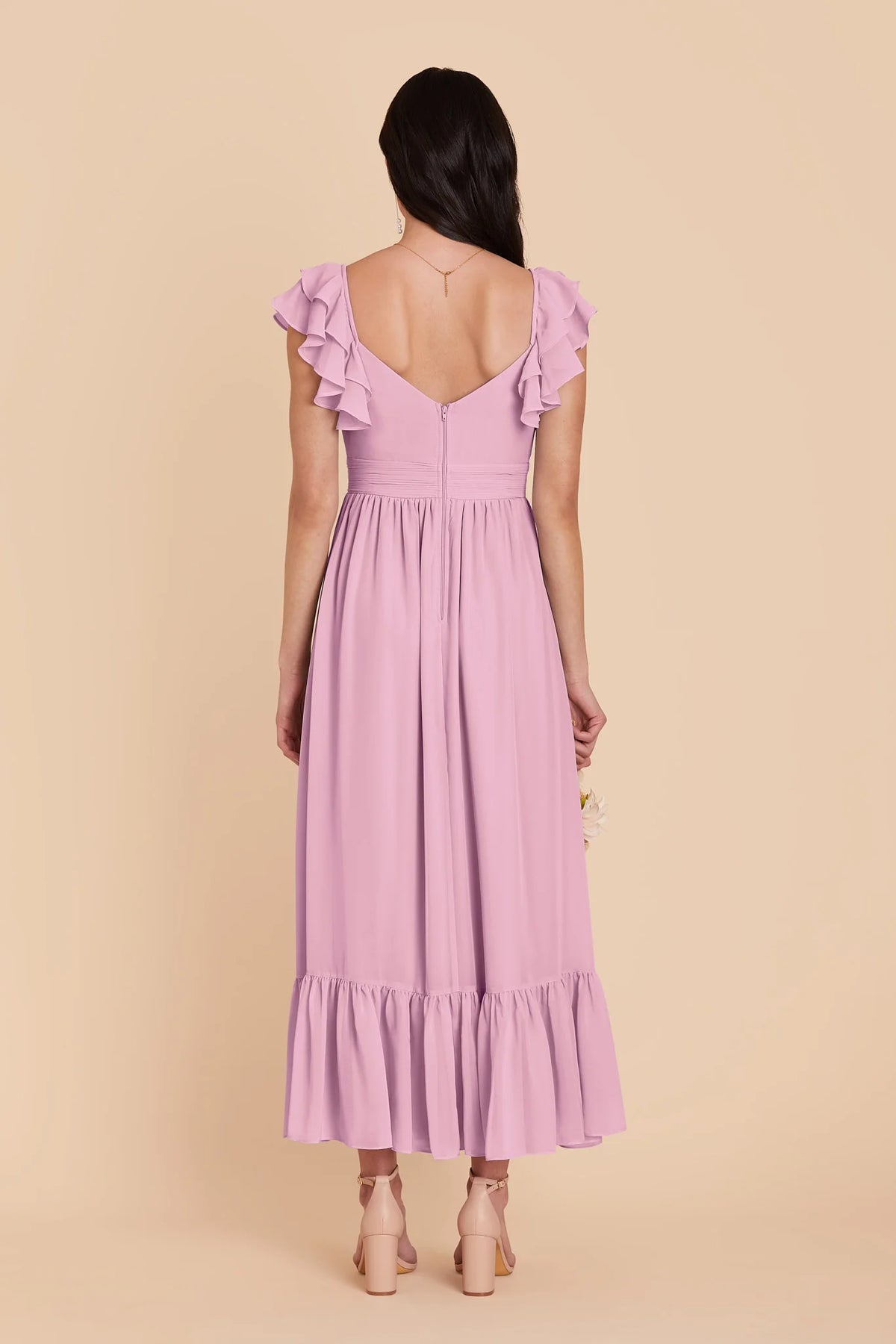Talia Orchid alternate view 4 bridesmaid dress