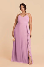 Margot Orchid alternate view 1 bridesmaid dress