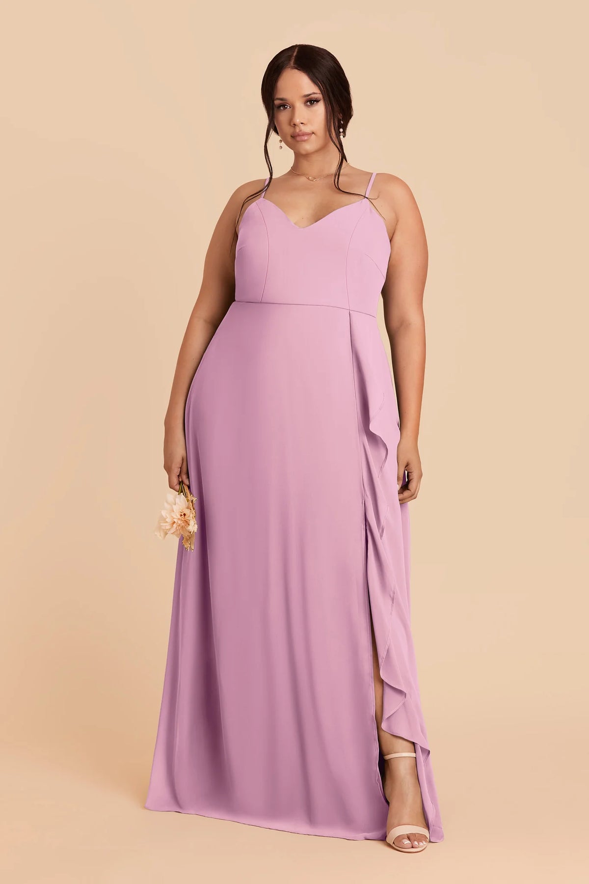 Margot Orchid alternate view 1 bridesmaid dress