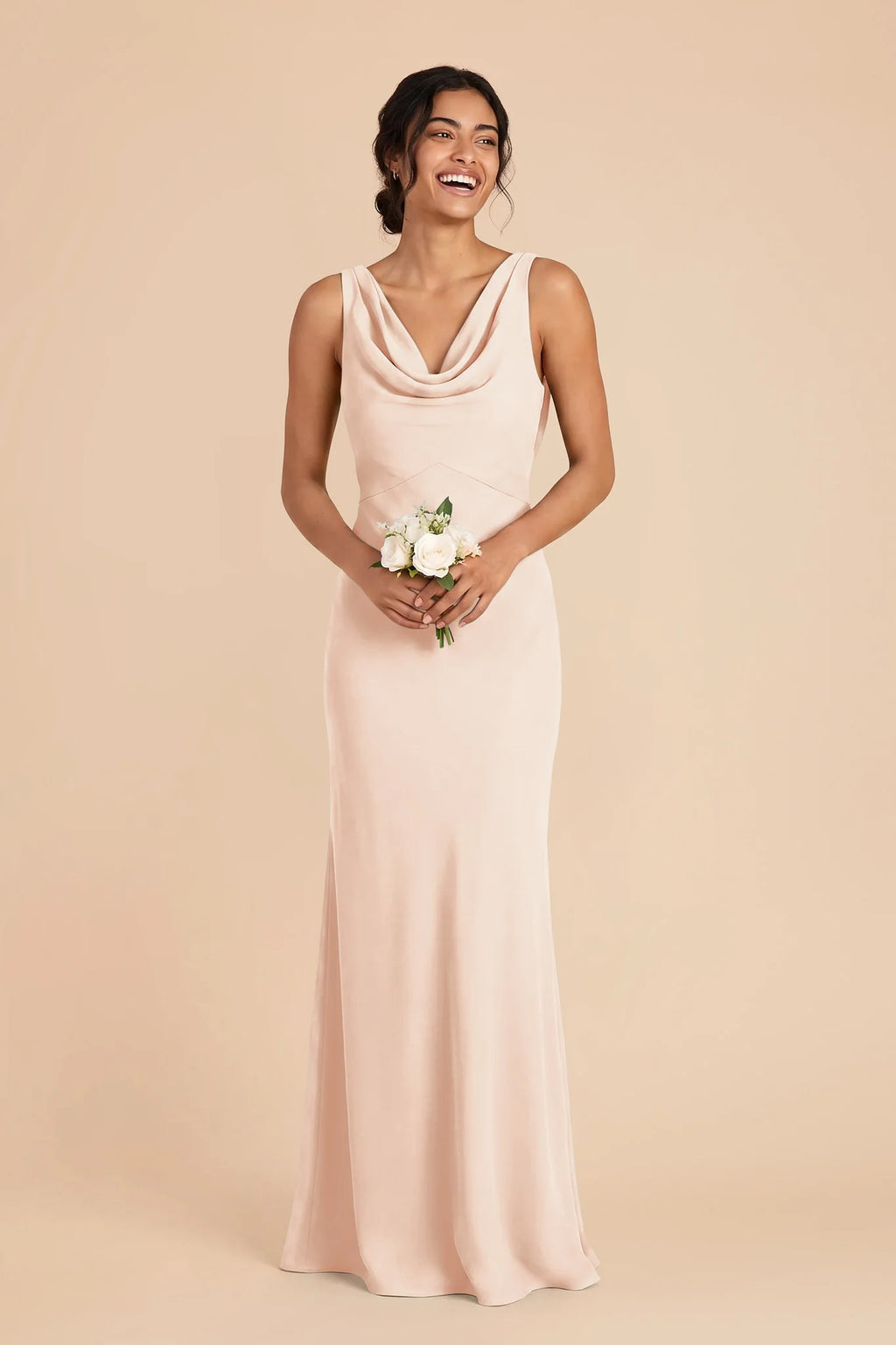 Odette Pale Blush alternate view 1 bridesmaid dress