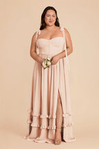 Daphne Pale Blush alternate view 1 bridesmaid dress