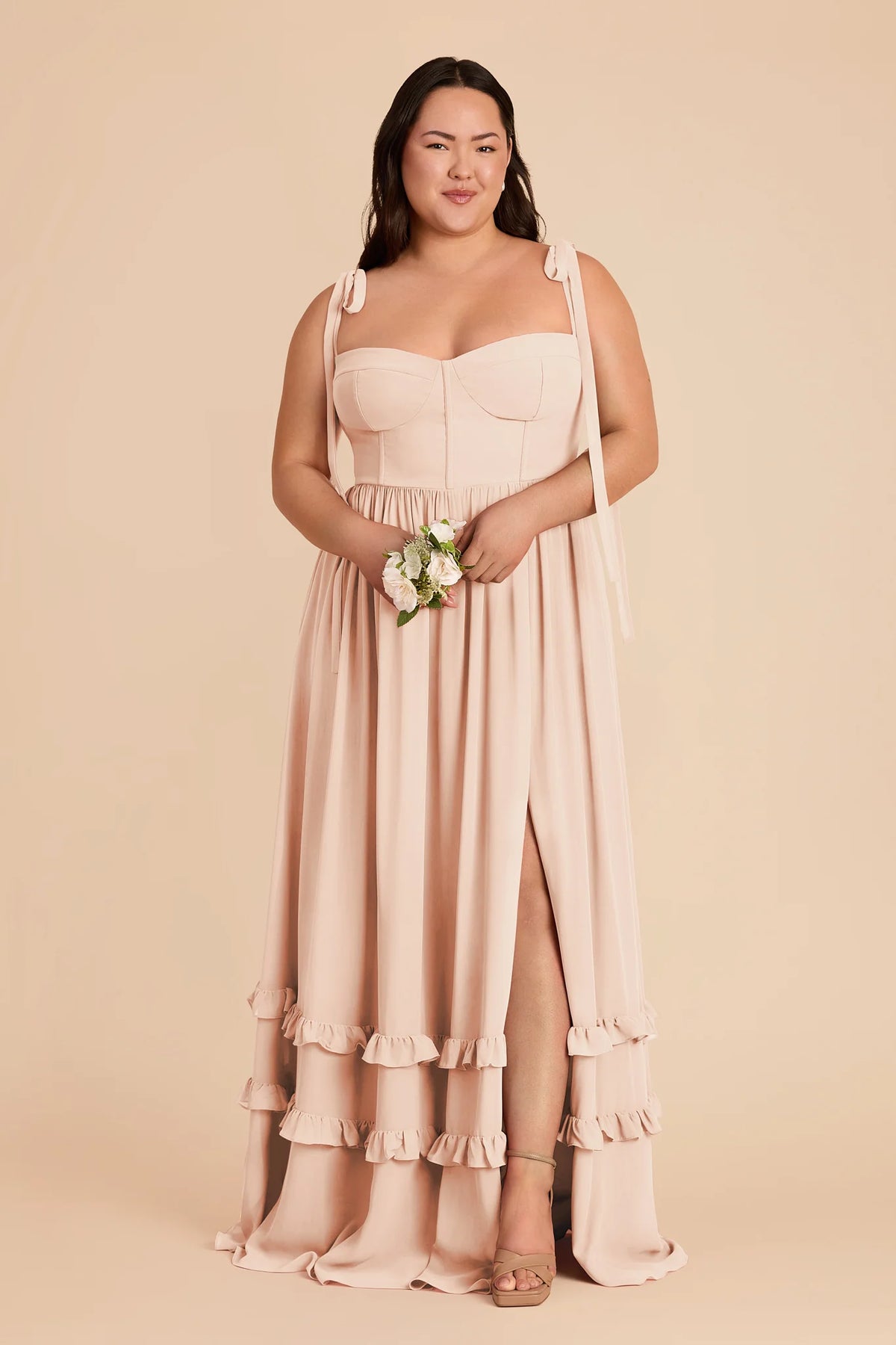 Daphne Pale Blush alternate view 1 bridesmaid dress