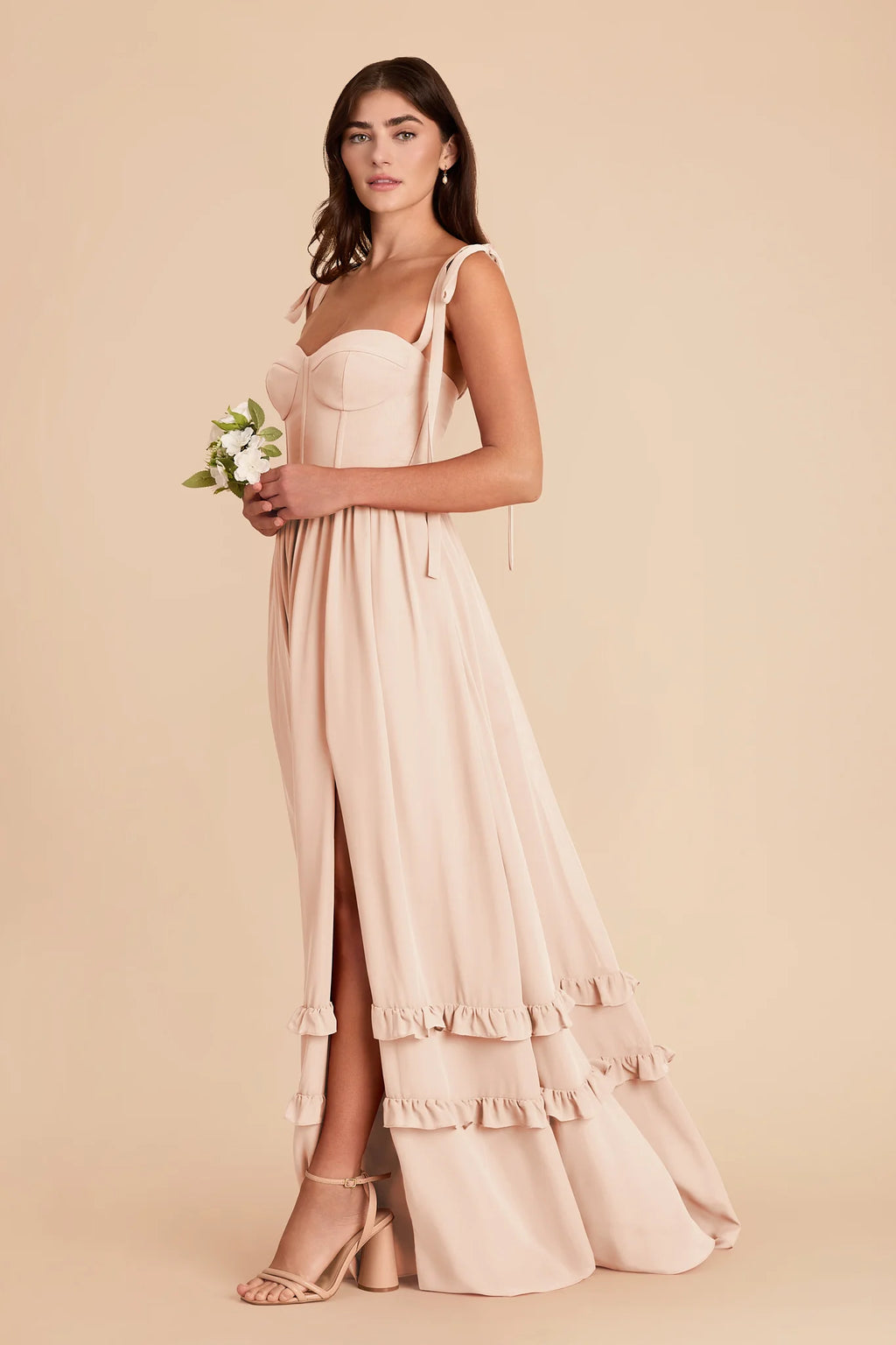 Daphne Pale Blush alternate view 3 bridesmaid dress