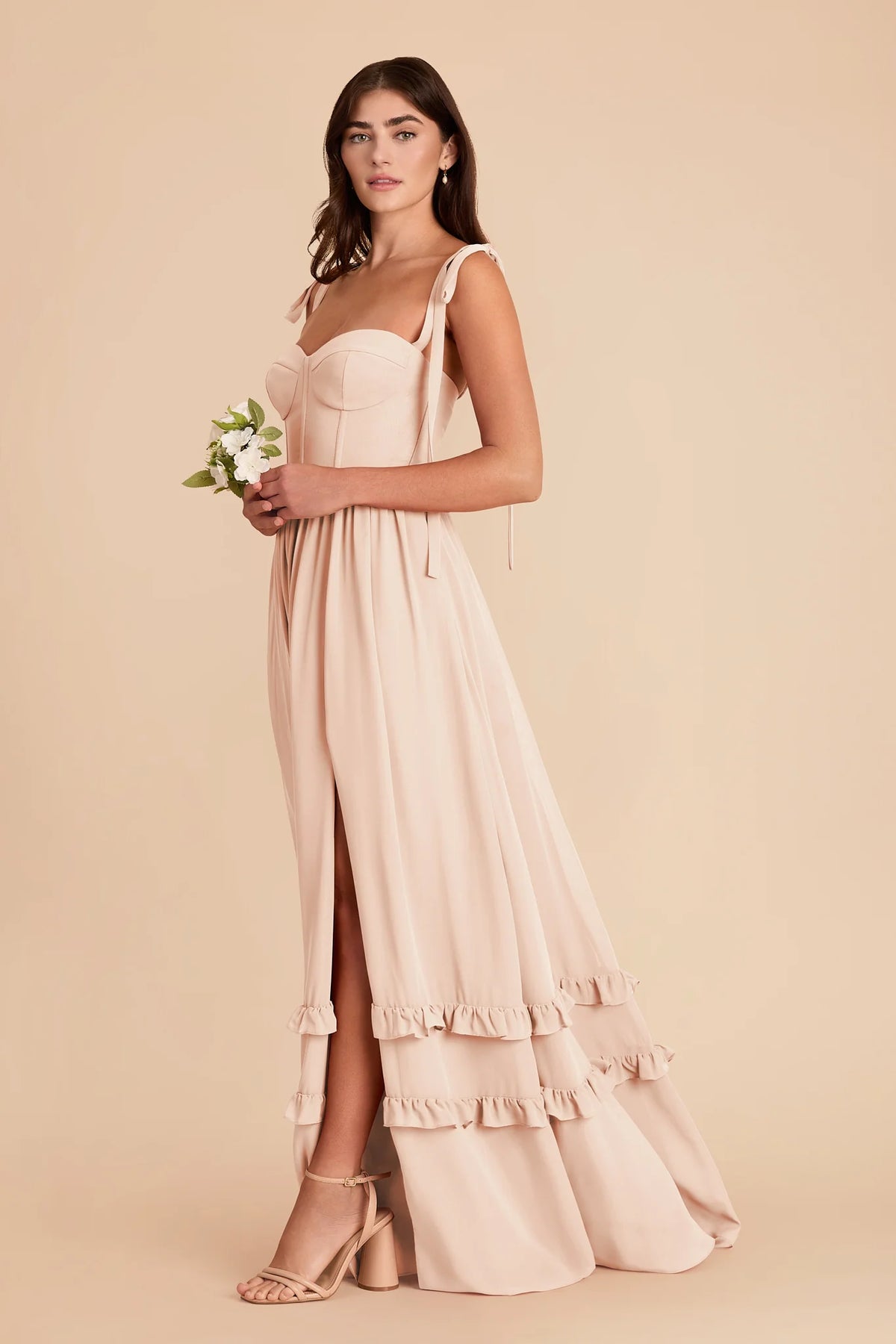 Daphne Pale Blush alternate view 3 bridesmaid dress