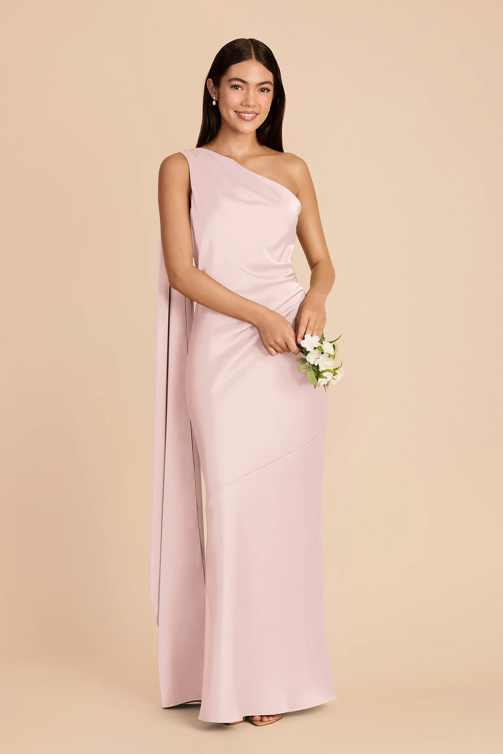 Ariadne Pale Blush alternate view 1 bridesmaid dress
