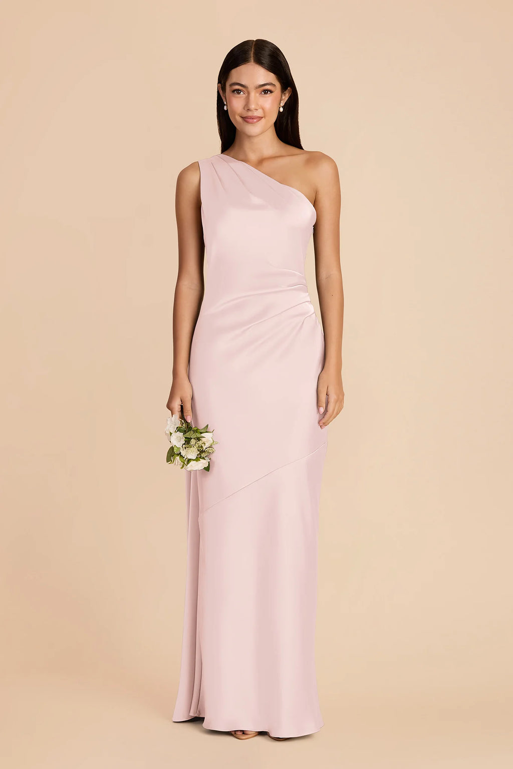 Ariadne Pale Blush alternate view 2 bridesmaid dress