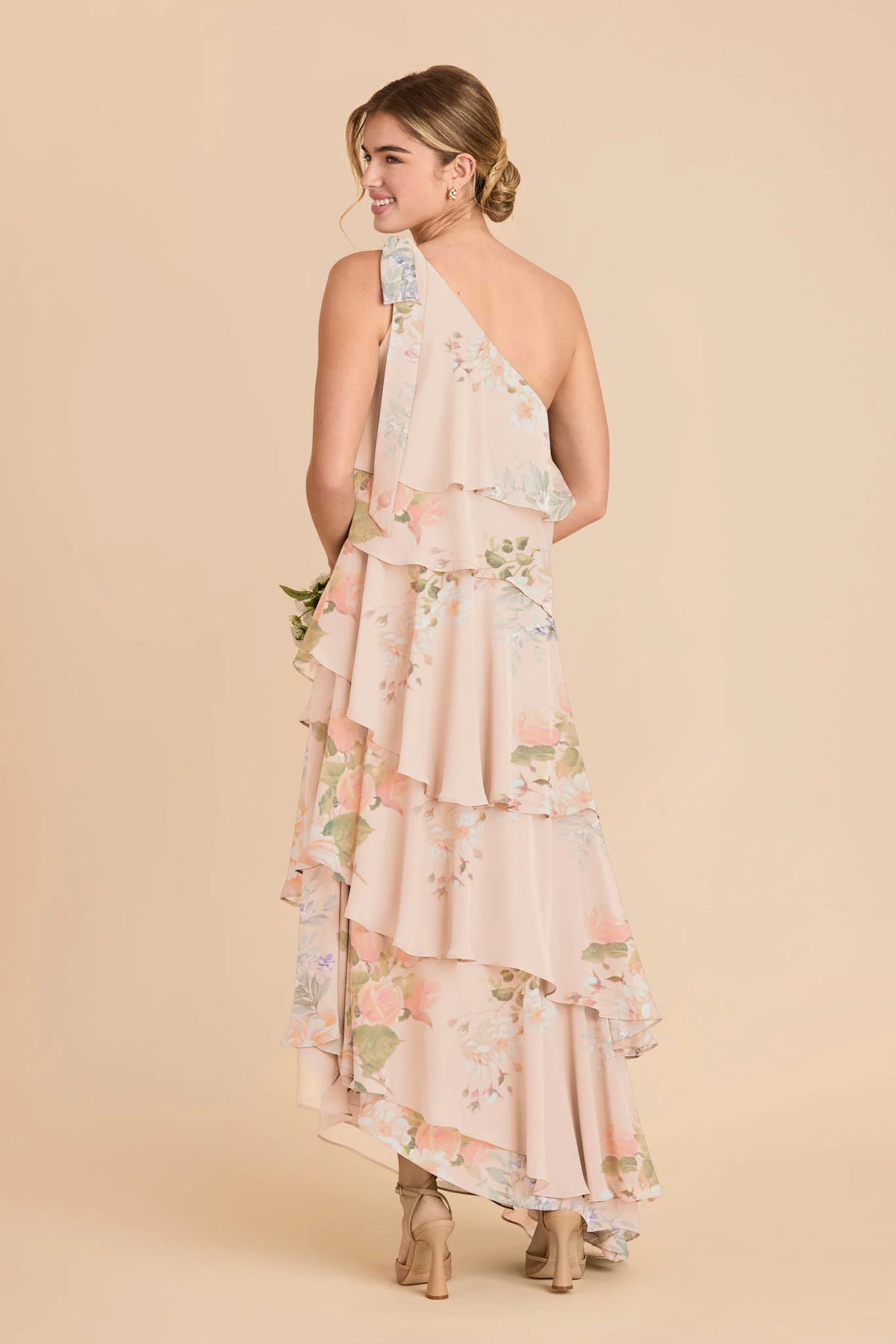 Marisol Pale Blush Romantic Bouquet alternate view 1 bridesmaid dress