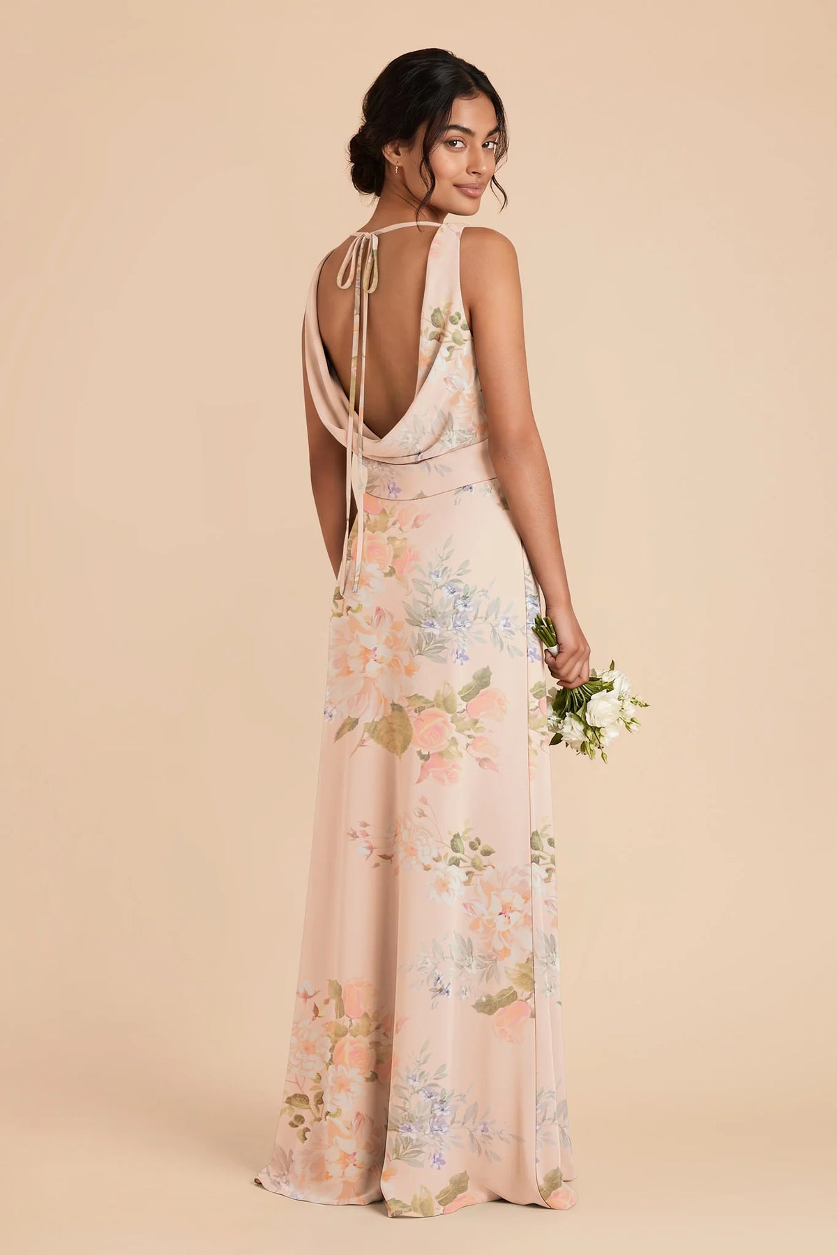 Odette Pale Blush Romantic Bouquet alternate view 1 bridesmaid dress