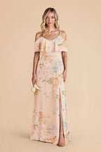 Genevieve Pale Blush Romantic Bouquet alternate view 1 bridesmaid dress