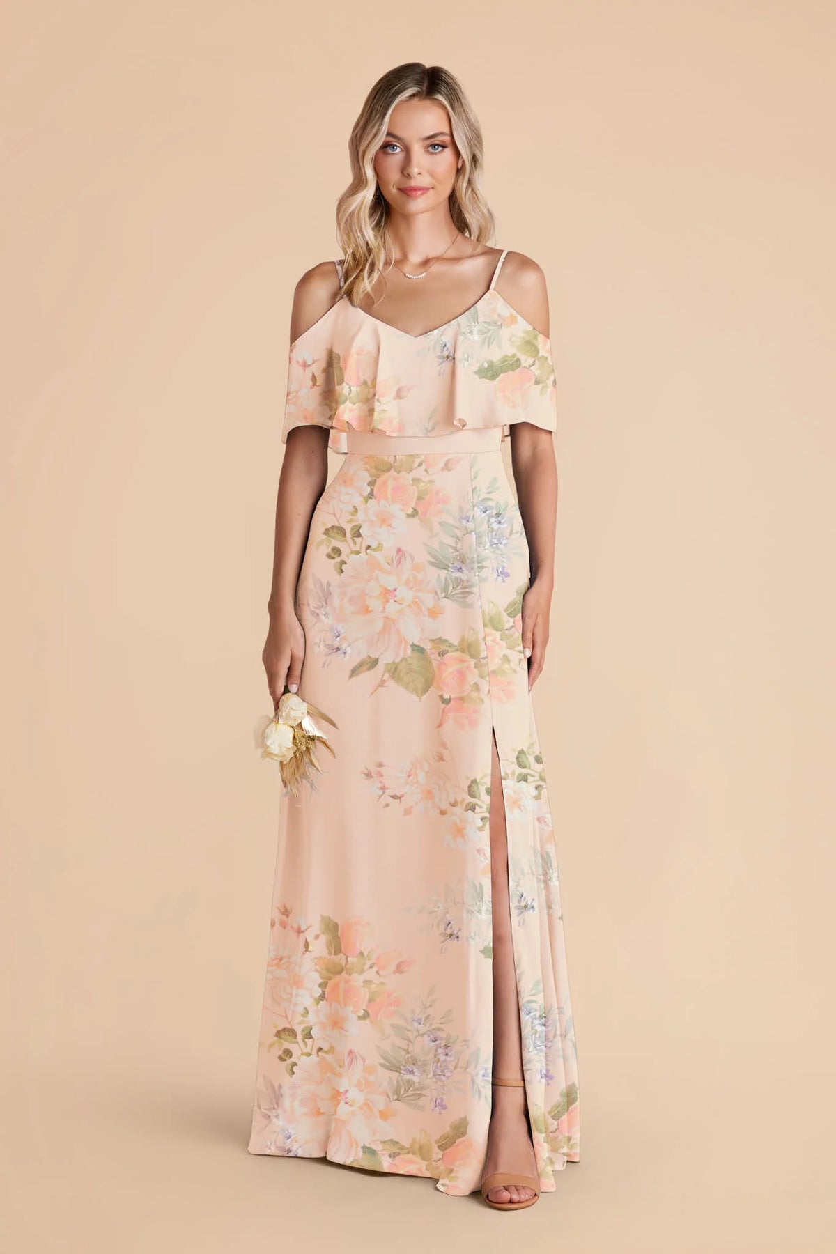 Genevieve Pale Blush Romantic Bouquet alternate view 1 bridesmaid dress
