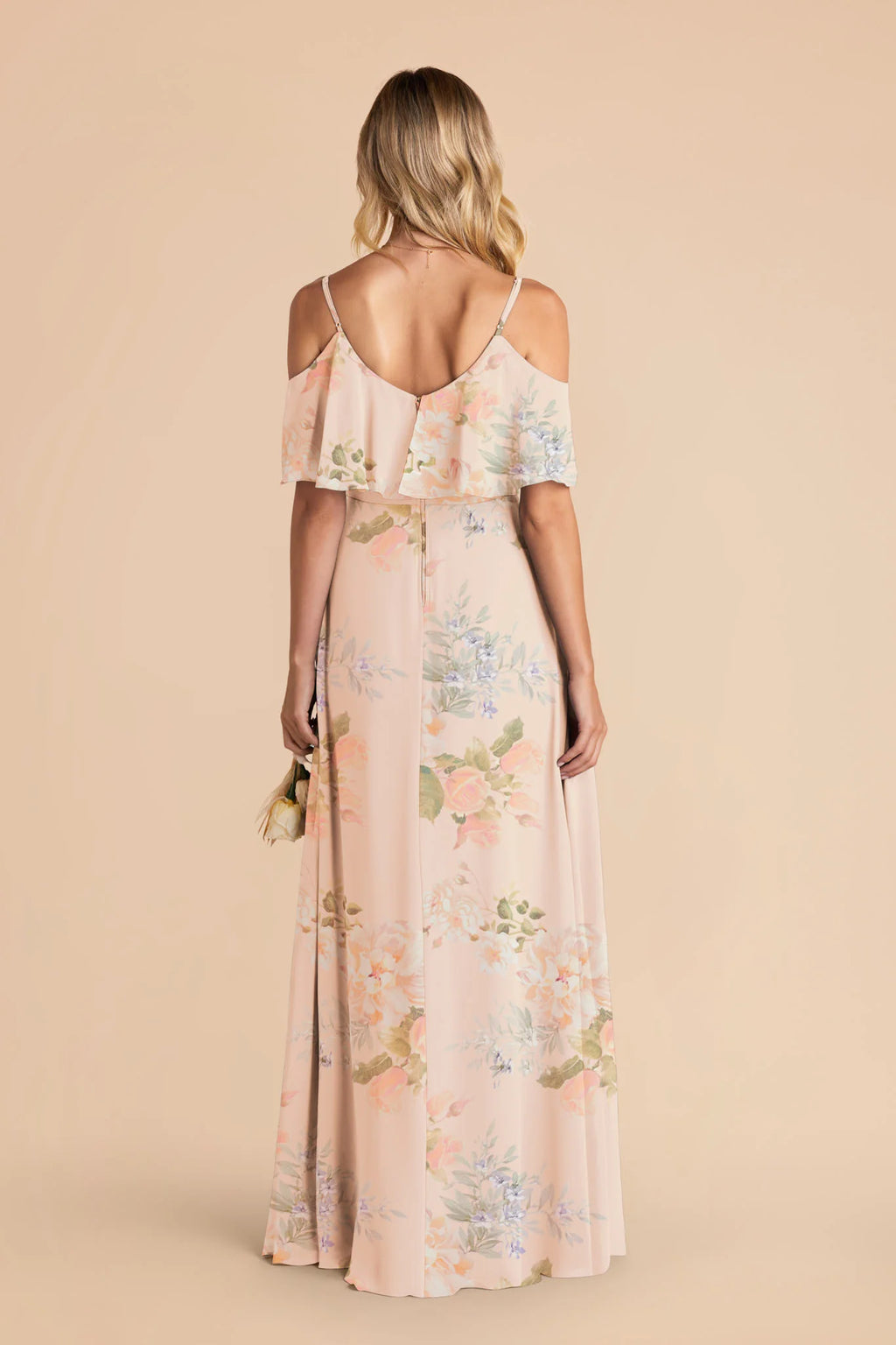 Genevieve Pale Blush Romantic Bouquet alternate view 2 bridesmaid dress