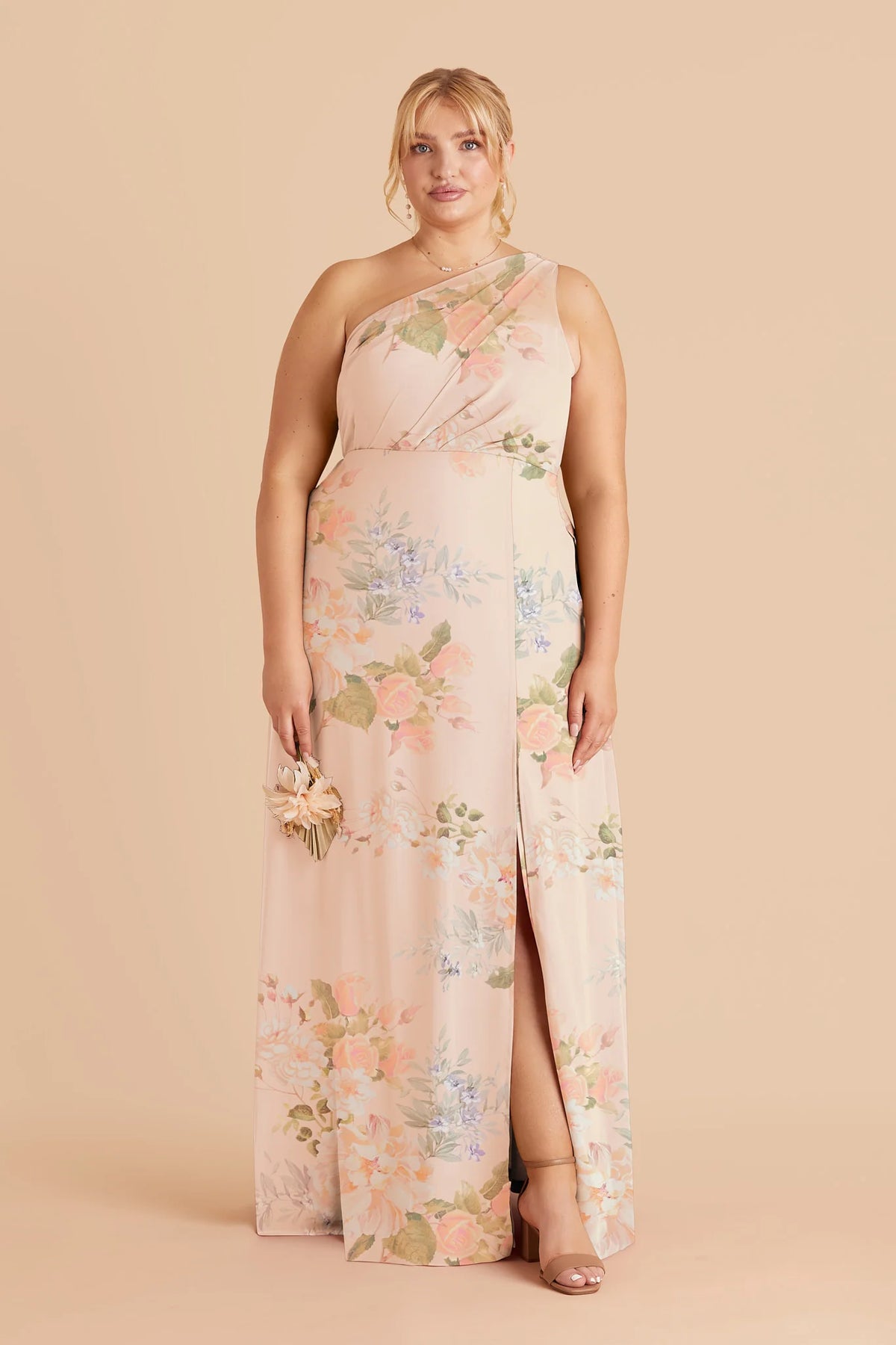 Celine Pale Blush Romantic Bouquet alternate view 1 bridesmaid dress