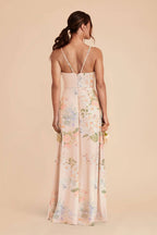 Margot Pale Blush Romantic Bouquet back view bridesmaid dress
