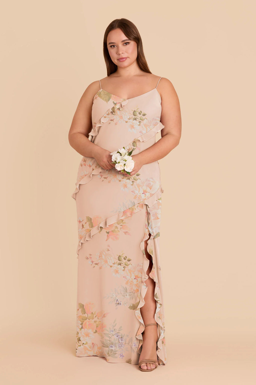 Vivienne Pale Blush Romantic Bouquet alternate view 1 bridesmaid dress