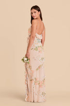 Vivienne Pale Blush Romantic Bouquet alternate view 2 bridesmaid dress