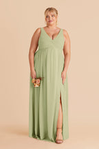 Annelise Pale Pistachio alternate view 1 bridesmaid dress