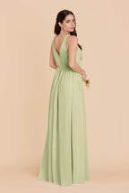 Annelise Pale Pistachio alternate view 3 bridesmaid dress