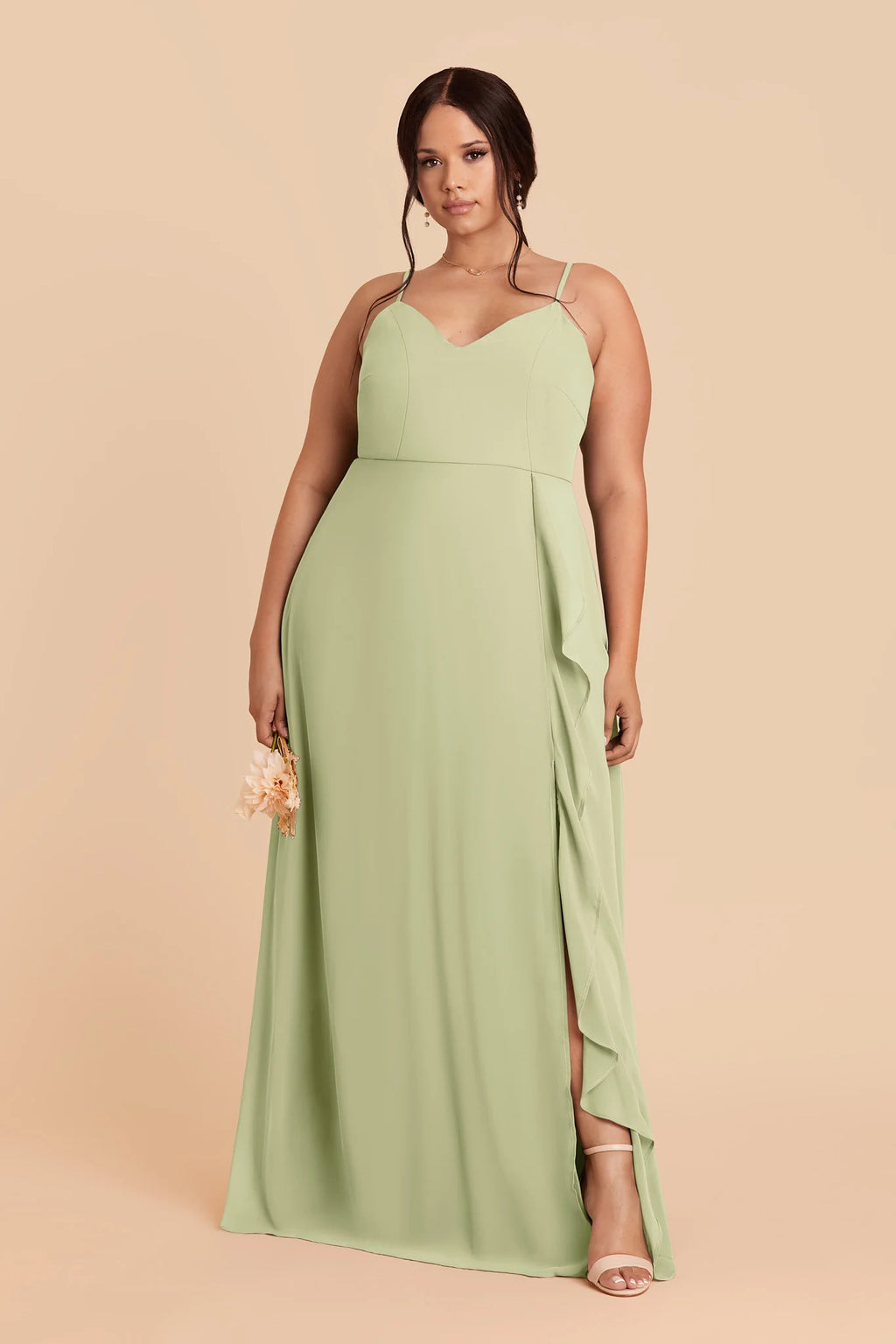 Margot Pale Pistachio alternate view 1 bridesmaid dress