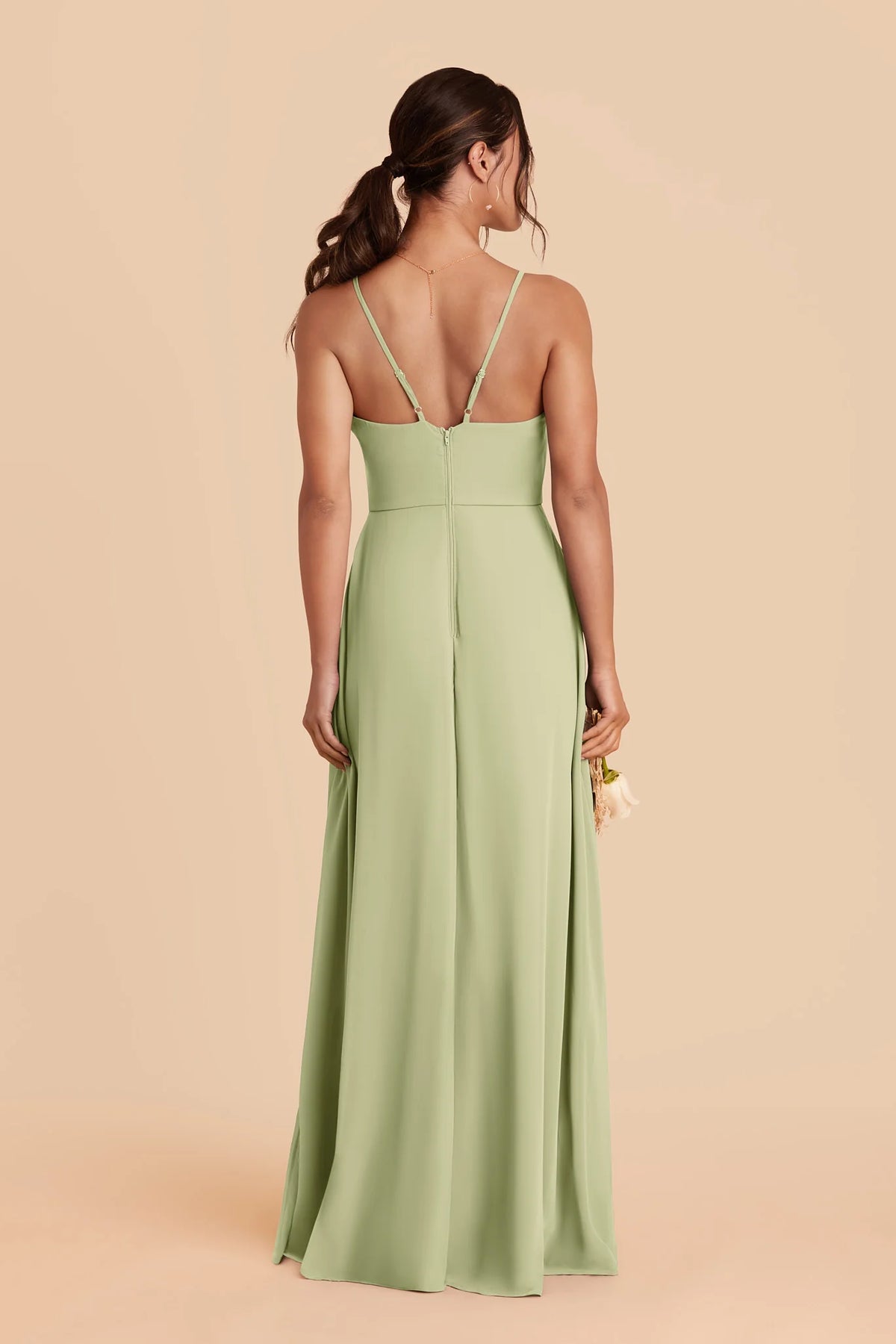 Margot Pale Pistachio alternate view 2 bridesmaid dress