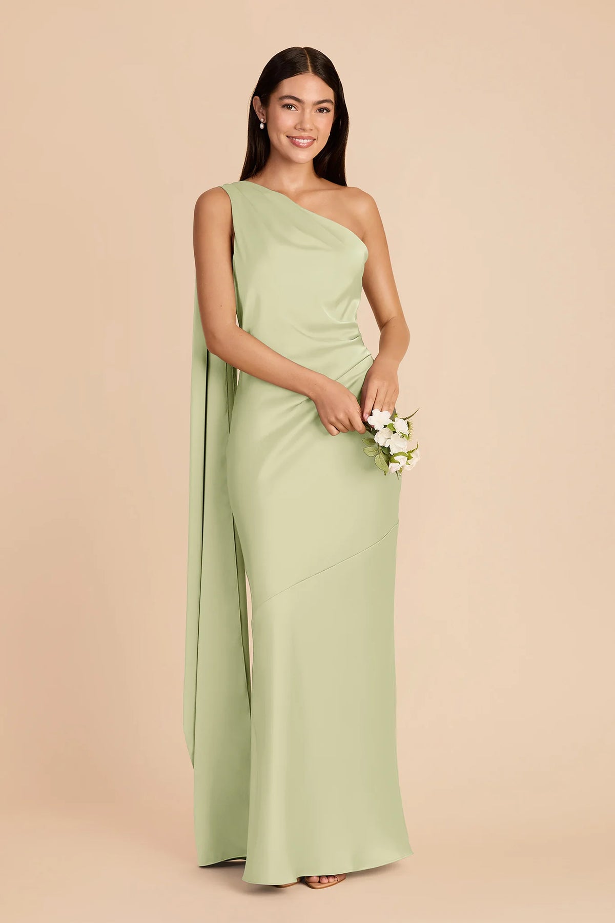 Ariadne Pale Pistachio alternate view 1 bridesmaid dress