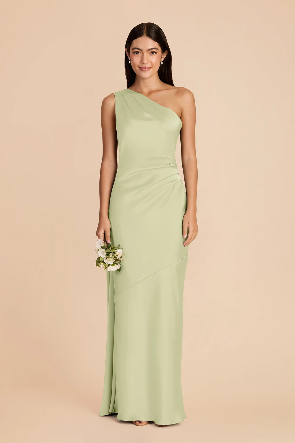 Ariadne Pale Pistachio alternate view 2 bridesmaid dress