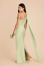 Ariadne Pale Pistachio alternate view 3 bridesmaid dress